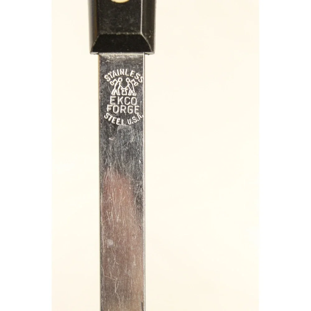EKCO Forge Meat Fork Vintage Black Stainless Steel 11.5